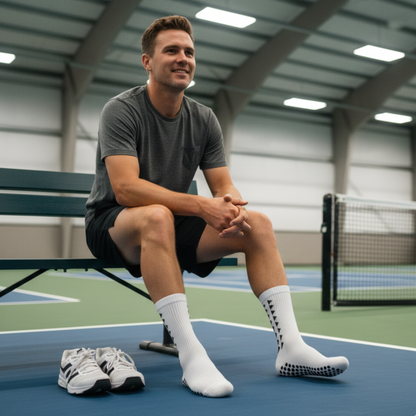 (2-Pair Set) ProGrip Pickleball Socks