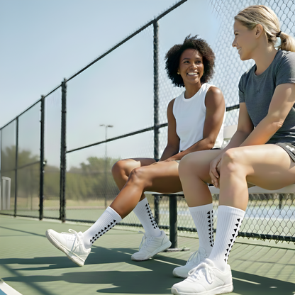 (2-Pair Set) ProGrip Pickleball Socks